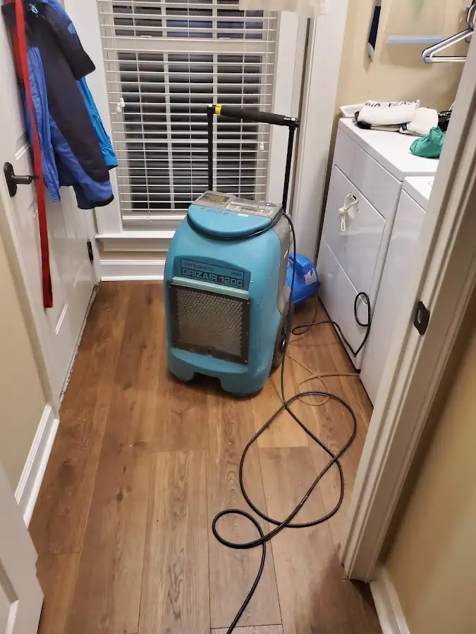 Commercial dehumidifier deployed for Flood Damage Cleanup in LaGrange