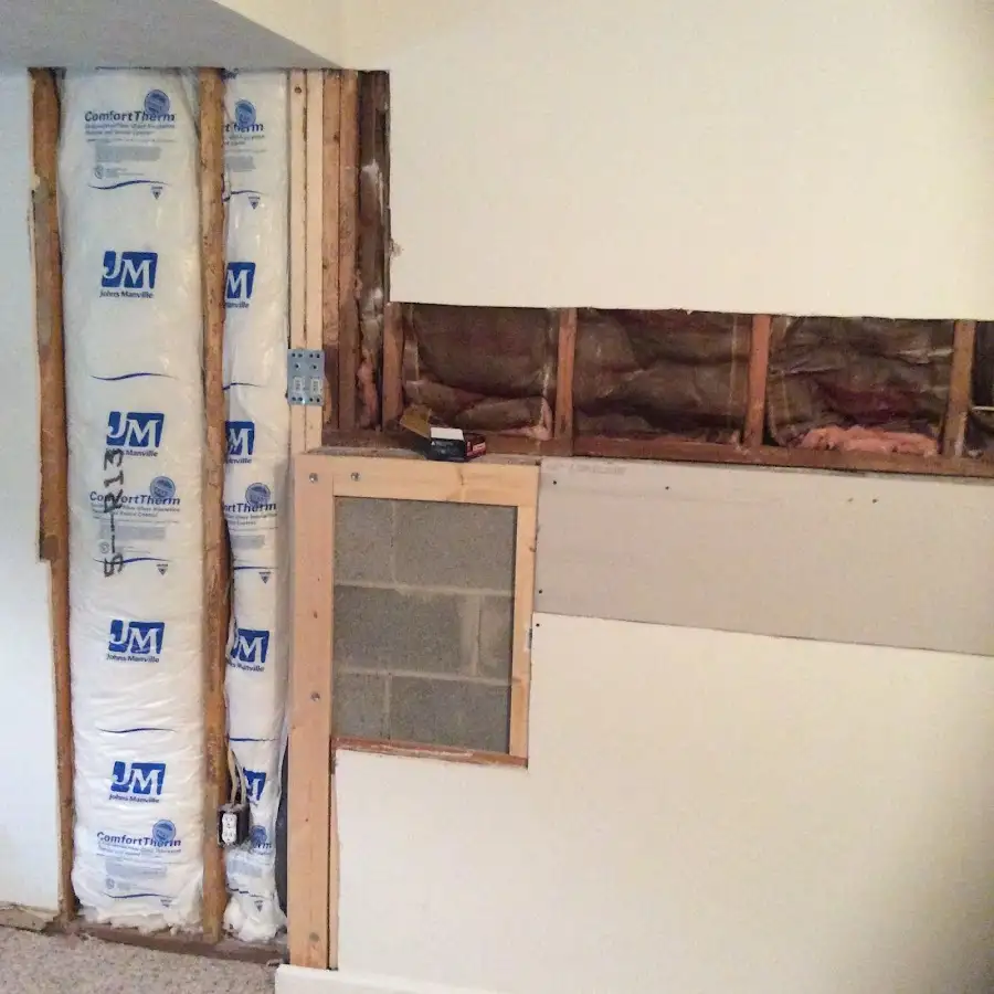 Wall insulation replacement during Odor Removal & Deodorization in LaGrange